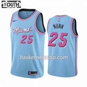 Canotte Bambino Miami Heat Kendrick Nunn 25 2019-20 Nike City Edition Swingman